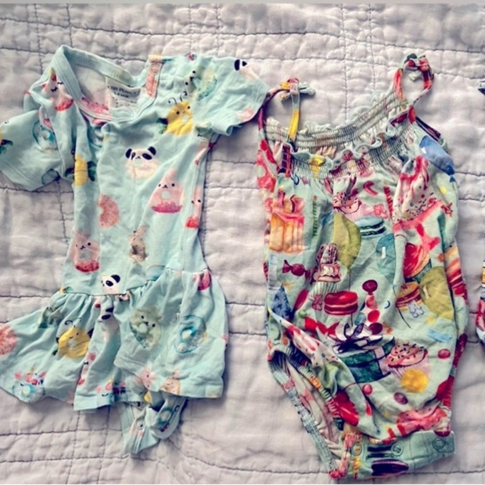 posh peanut bamboo bubbler onsie